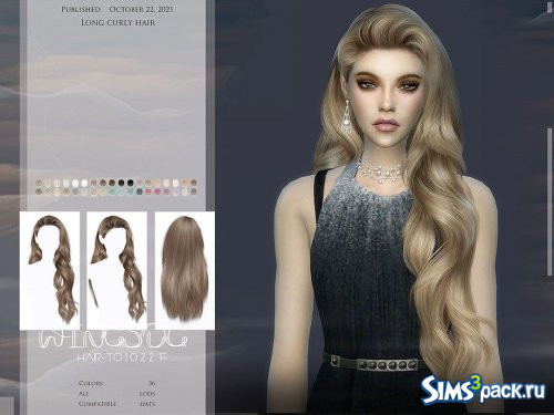 Прическа Long curly hair от wingssims