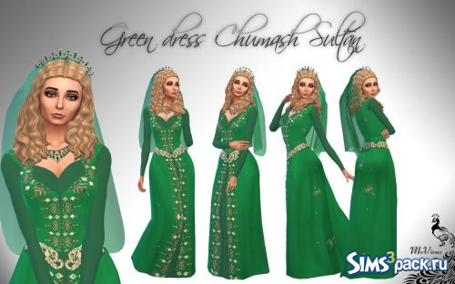 Green dress Chumash Sultan - MV от MrVirus
