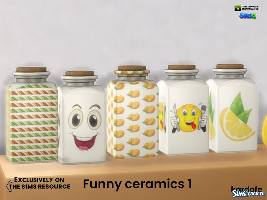 Fun Ceramics. Funny set