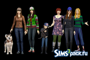 THE POLYAKOV FAMILY от TheSims4662CASGPS