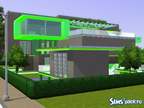 Дом Futuristic modern green от RamboRocky90