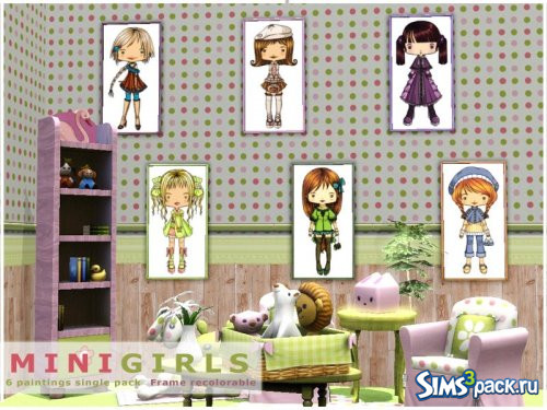 Постеры Minigirls от Tinuleaf