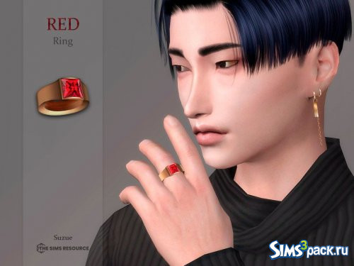 Перстень Red от Suzue