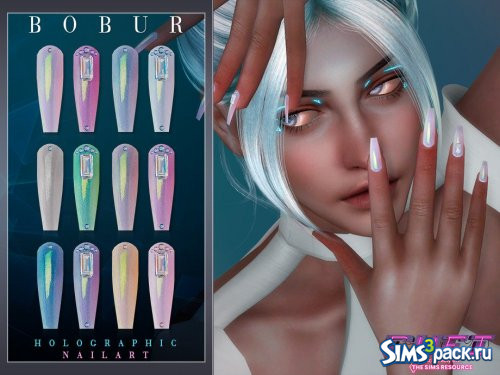 Ногти CyFi Holographic от Bobur3
