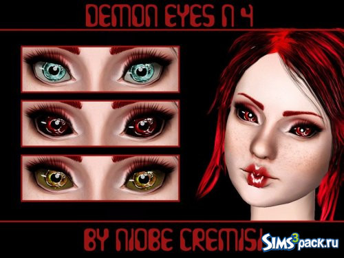 Линзы Demon #4 от niobe cremisi