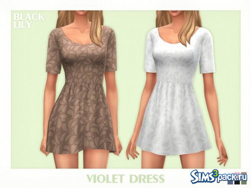 Платье Violet от Black Lily