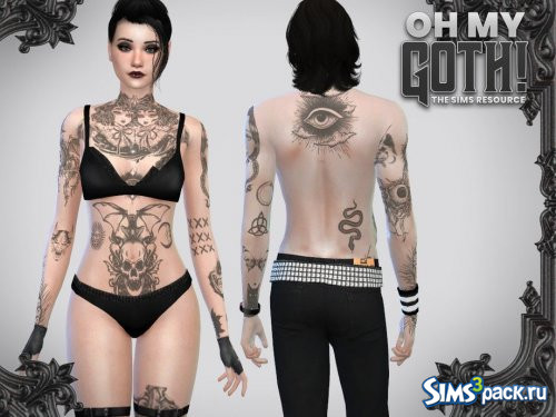 Татуировки Oh My Goth от McLayneSims