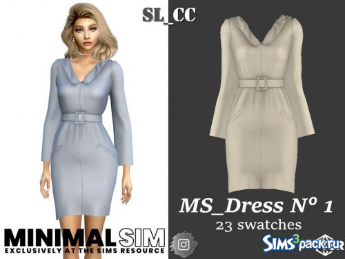 Платье MinimalSim #1 от SL_CCSIMS