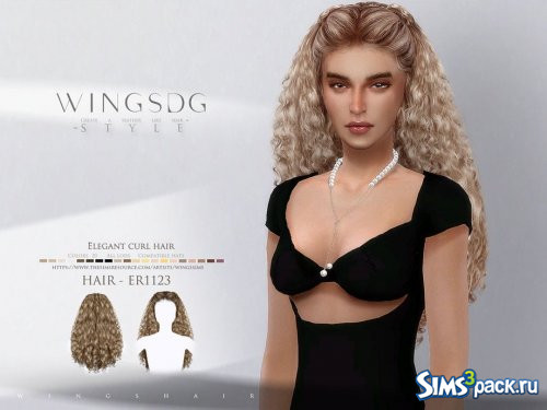Прическа Elegant curl от wingssims
