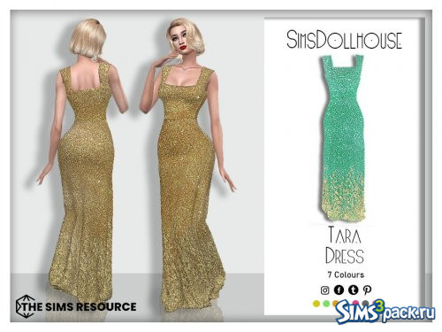 Вечернее платье Tara от SimsDollhouse
