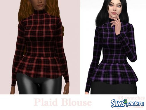 Блуза Plaid от Dissia