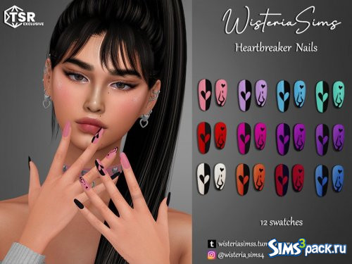 Ногти Heartbreaker от WisteriaSims