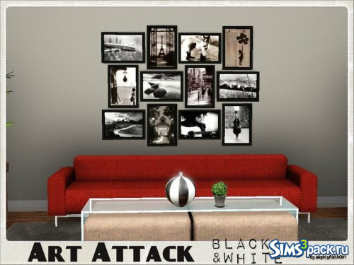 Картины Art Attack - Black & White от mightyfaithgirl