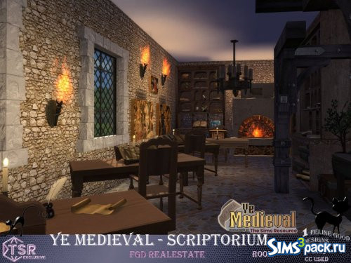 Комната YeMedieval Scriptorium от Merit Selket