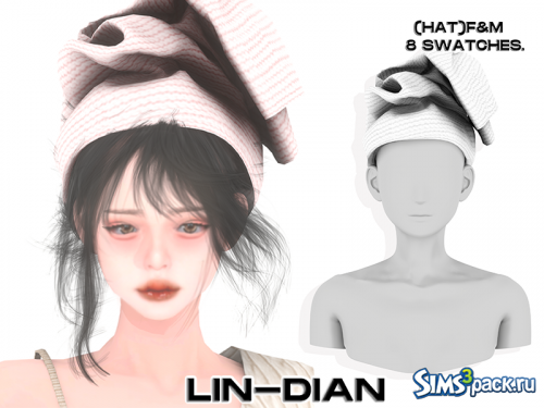 Полотенце на голову от LIN_DIAN
