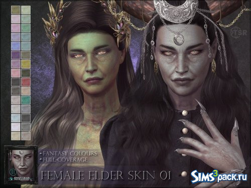 Скинтон Female elder #01 - Fantasy от RemusSirion