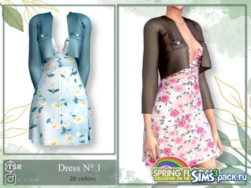 Платье SpringFlorals #1 от SL_CCSIMS