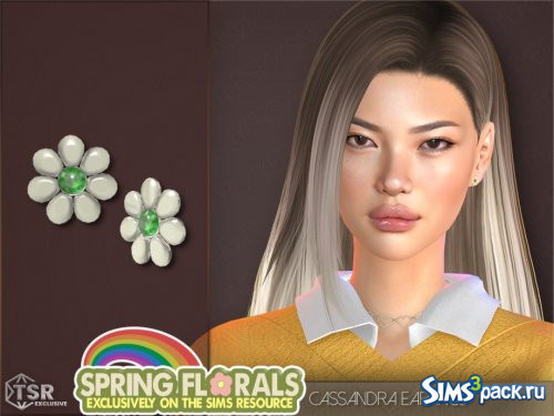Серьги Spring Florals Cassandra от PlayersWonderland