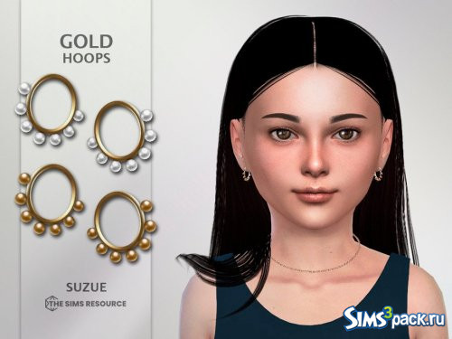 Серьги Gold от Suzue