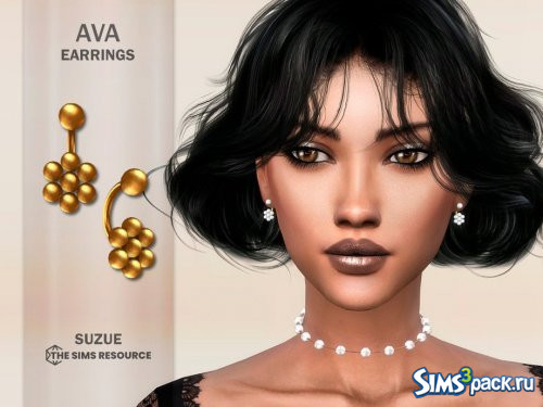 Серьги Ava от Suzue