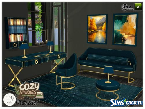 Сет Cozy studies filio office от jomsims