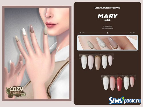 Ногти Mary от Lisaminicatsims