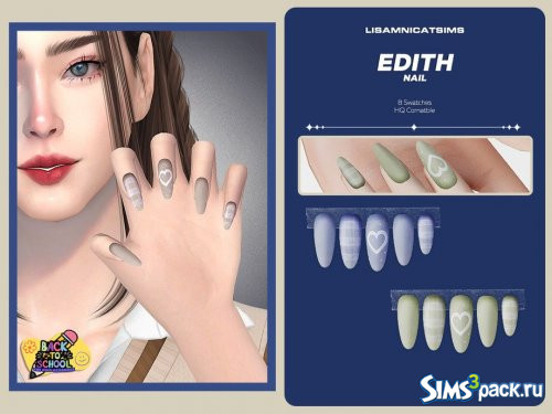 Ногти Back To School Edith от Lisaminicatsims