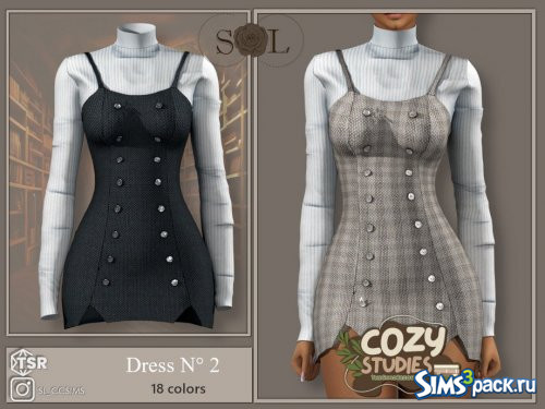 Платье CozyStudies #2 от SL_CCSIMS