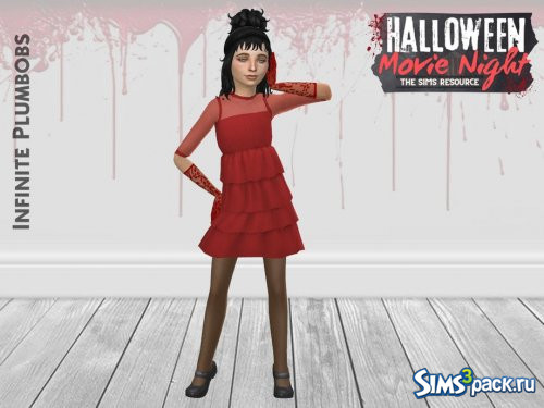 Платье Halloween Movie Night Lydia от InfinitePlumbobs