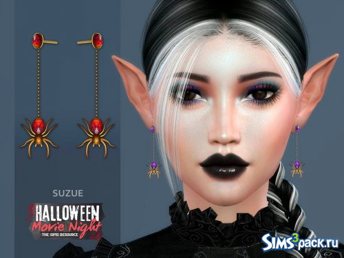 Серьги Halloween Spider V2 от Suzue