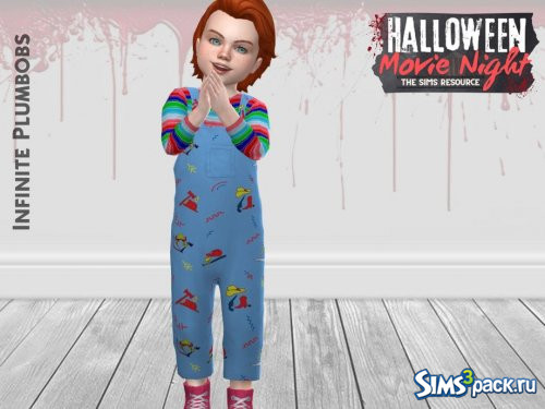 Комбинезон Halloween Movie Night Chucky от InfinitePlumbobs