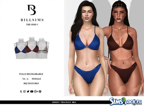 Трикотажный бюстгальтер от Bill Sims