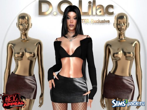 Кожаная юбка от D.O.Lilac