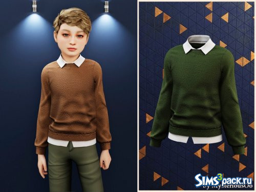 Детский классический многослойный свитер от MysteriousOo