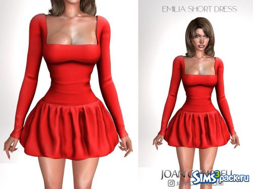 Короткое платье от Joan Campbell Beauty