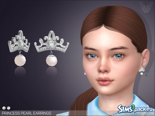 Детские серьги с жемчугом от Feyona