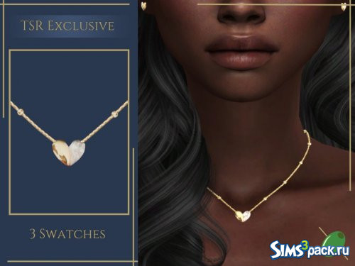 Ожерелье в виде сердца от Pitted0live