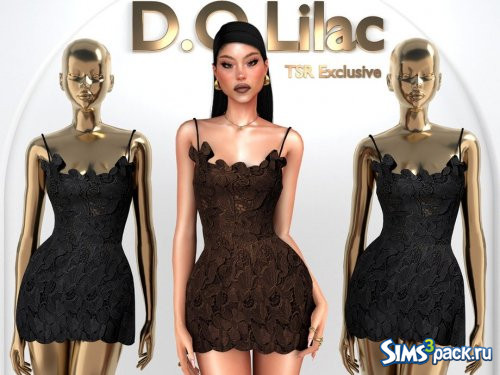 Кружевное платье в стиле макраме от D.O.Lilac