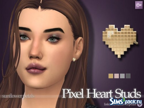 Пиксельные серьги от SunflowerPetalsCC