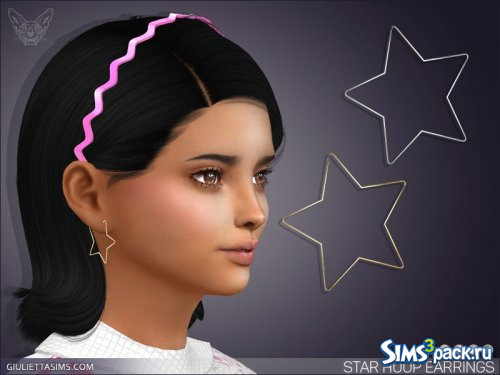 Серьги - кольца для детей от Feyona