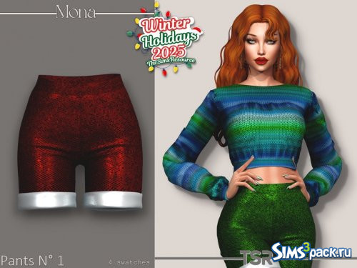 Сверкающие шорты от Mona