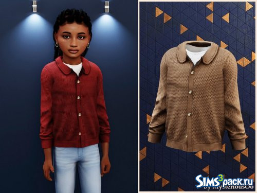 Детский классический вязаный кардиган на пуговицах от MysteriousOo