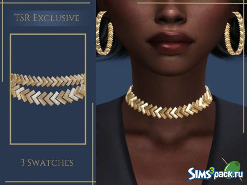 Колье с шевроном от Pitted0live