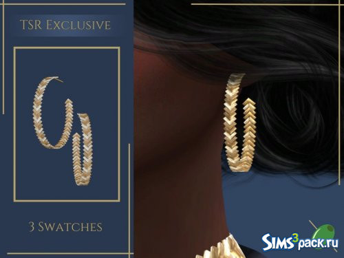 Серьги - обручи от Pitted0live