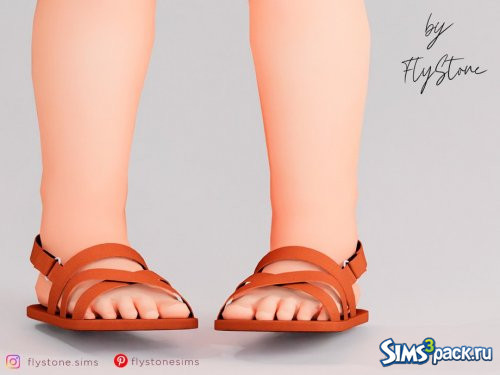 Кожаные сандалии для малышей от FlyStone