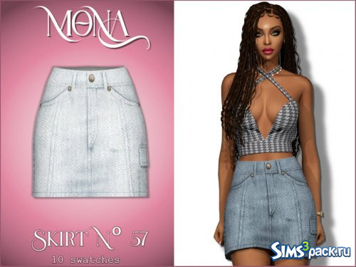 Джинсовая юбка от Mona