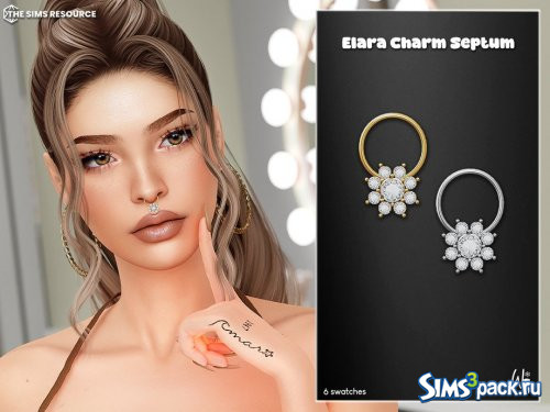 Серьга от WisteriaSims