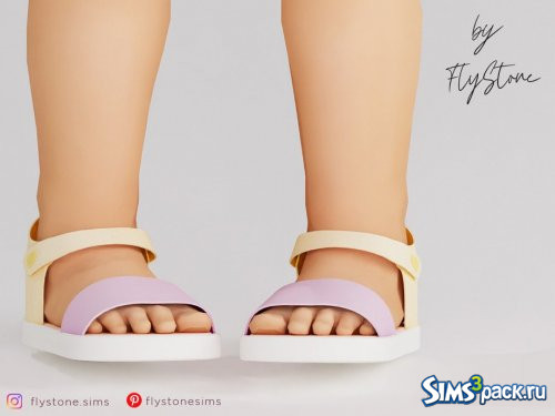 Разноцветные сандалии для малышей от FlyStone