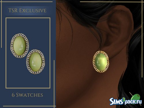 Серьги из камня в винтажном стиле от Pitted0live