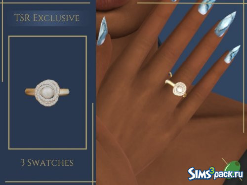 Кольцо с жемчужным узлом от Pitted0live